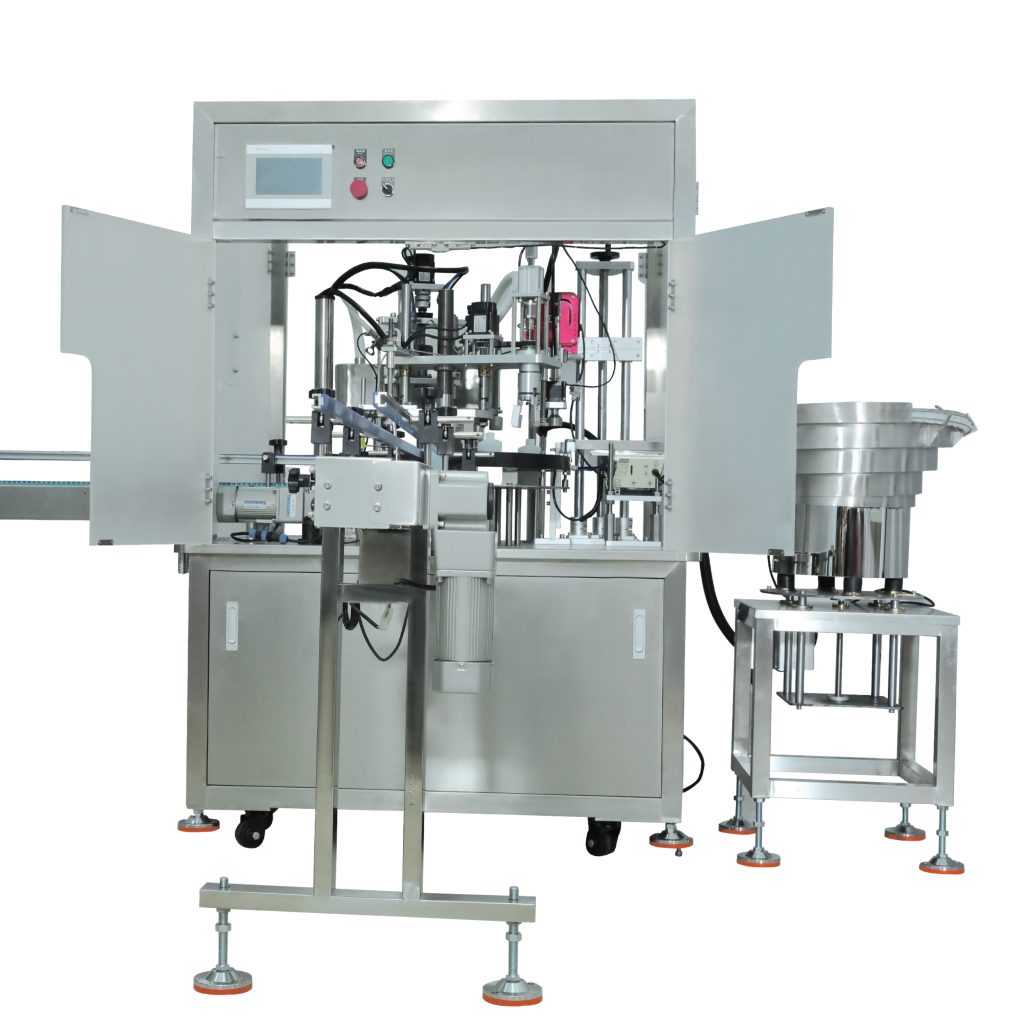 rotary bottle filling capping machine