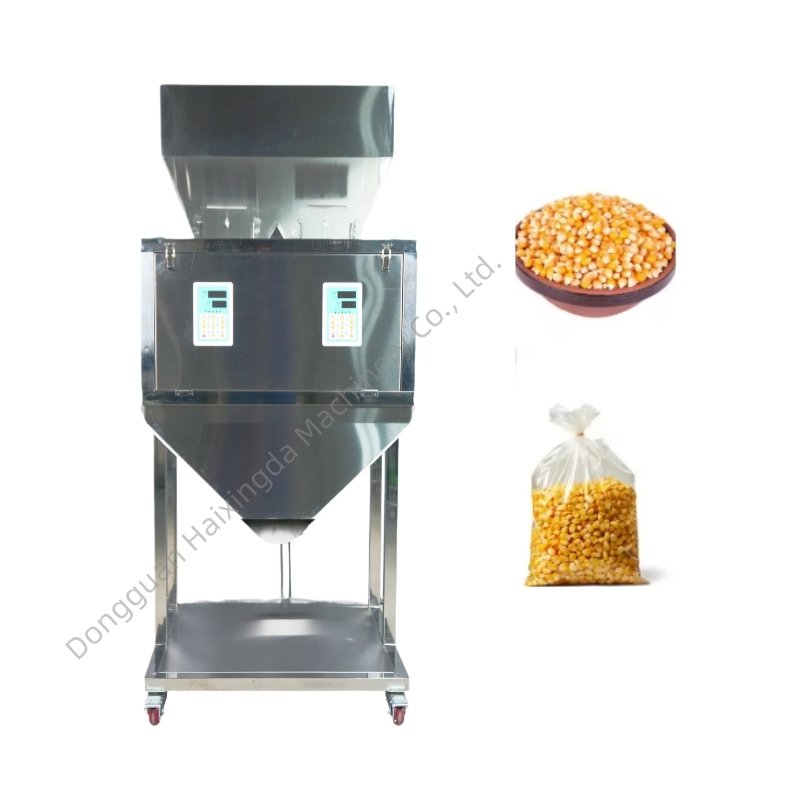 Stable operation 2-Head 5000g Best Granule Packaging Machine by HXD