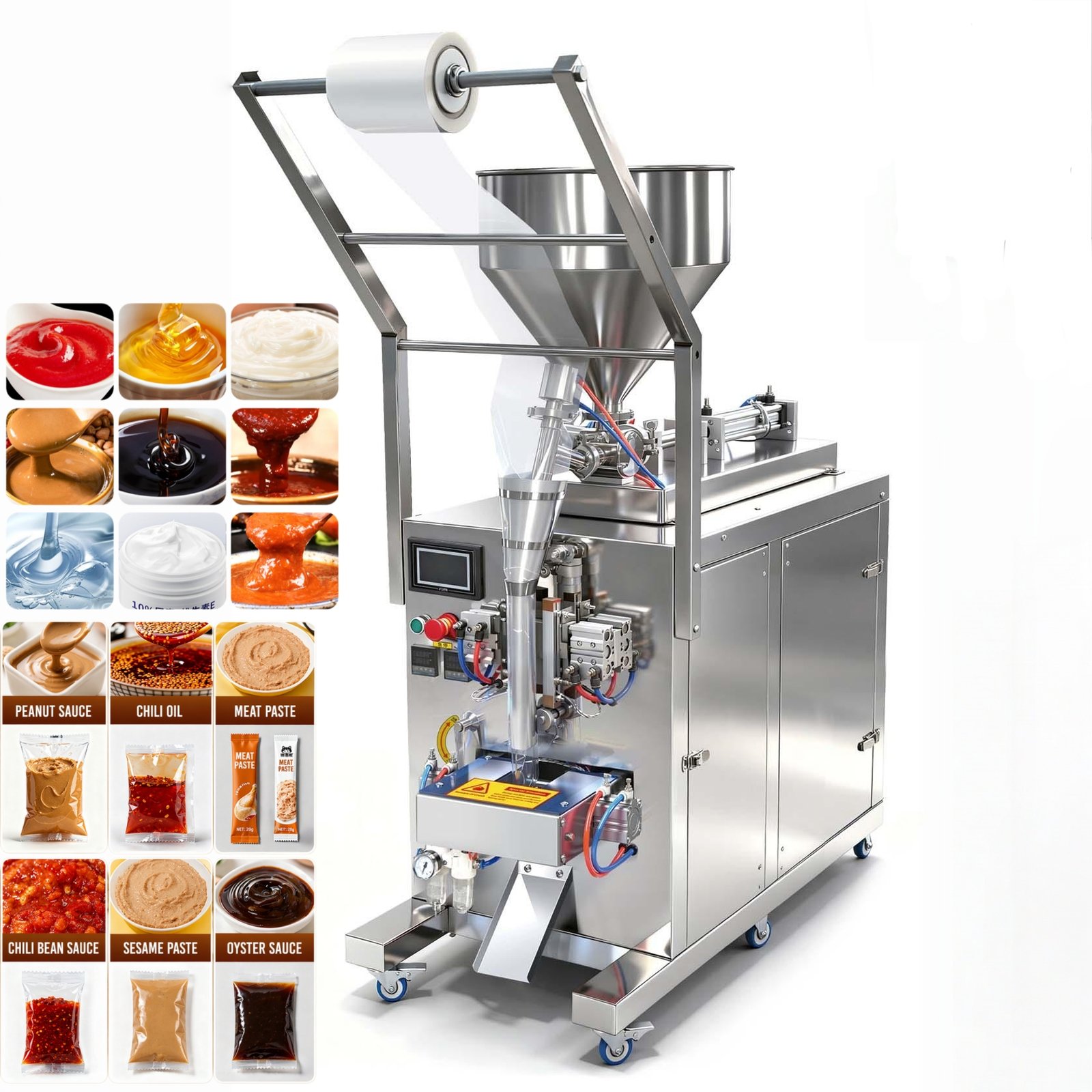 50ml Best Pneumatic Paste Packaging Machine High Quality by HXD 1 - Image 3