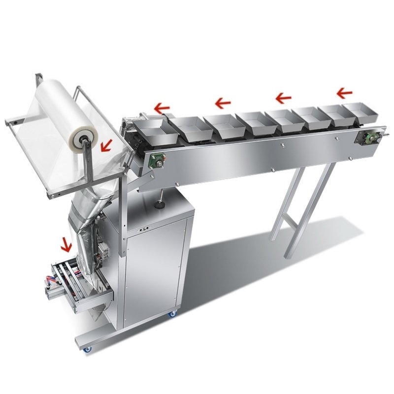 1-500g Best  Chain Bucket Packaging Machine High precision by HXD