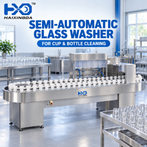 Factory Price 54-Head Semi-Automatic Bottle Washing Machine by HXD